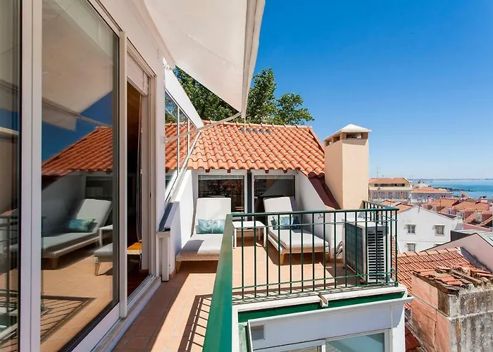 Santos River View Terrace Duplex Apartment *